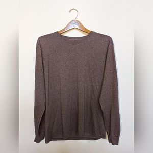 Men's L brown long sleeve